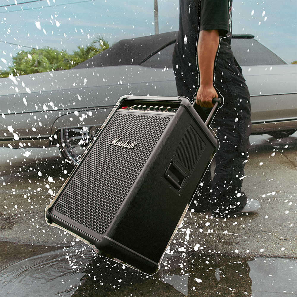 MARSHALL マーシャル Bromley 750 Black and Brass ワイヤレスパーティースピーカー ポータブルスピーカー イメージ画像