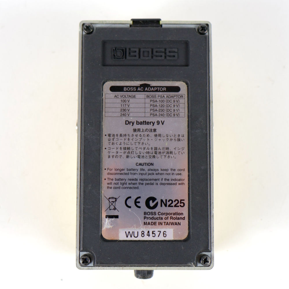 【中古】 スーパーオーバードライブ エフェクター BOSS SD-1 Super Over Drive ギターエフェクター 裏面