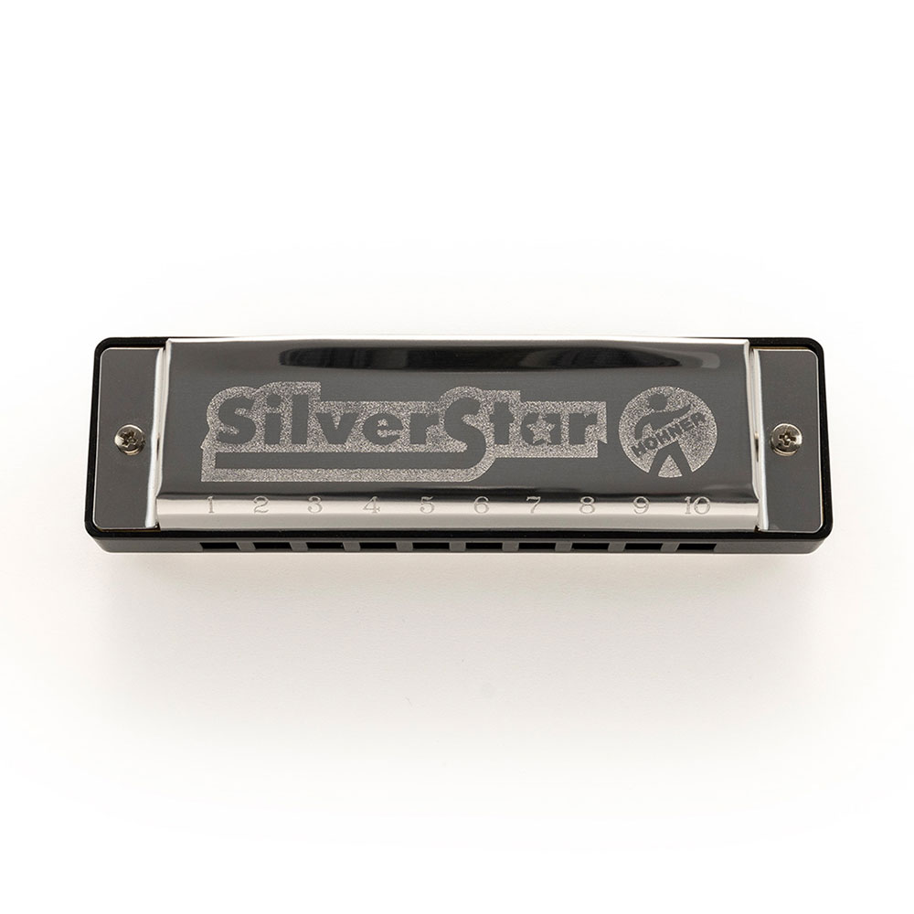 HOHNER ホーナー Silver Star C調 ダイアトニックハーモニカ 上面