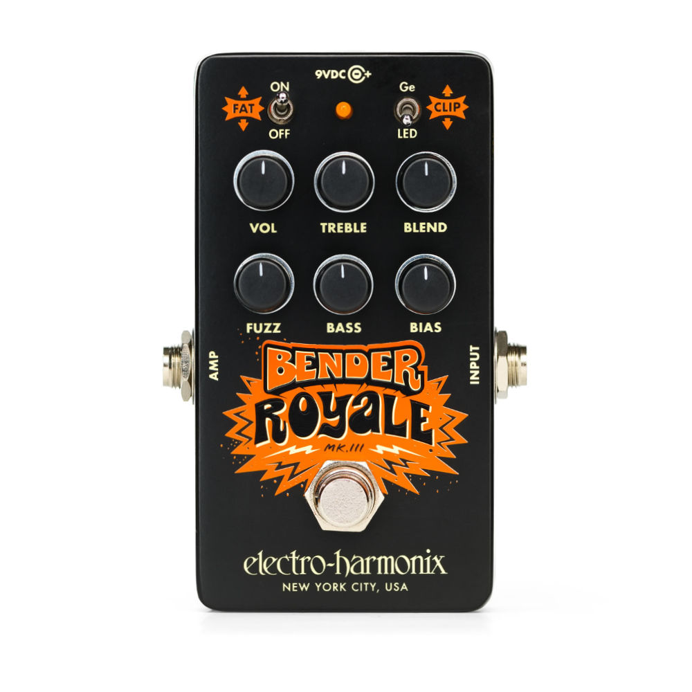 エフェクター ELECTRO-HARMONIX BENDER ROYAL BLACK エレクトローハーモニクス Germanium Fuzz ゲルマニウムファズ Tonebenderスタイル