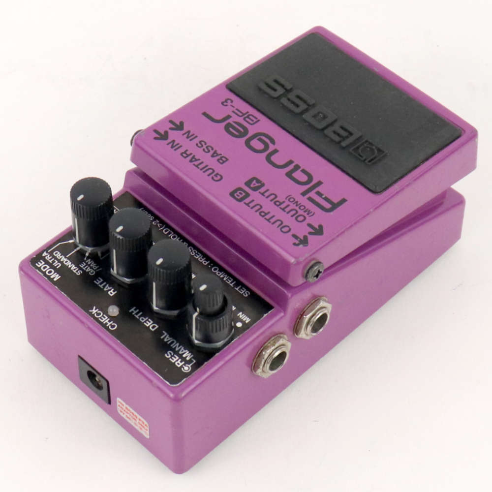 【中古】 フランジャー エフェクター BOSS BF-3 Flanger ギターエフェクター 左サイド