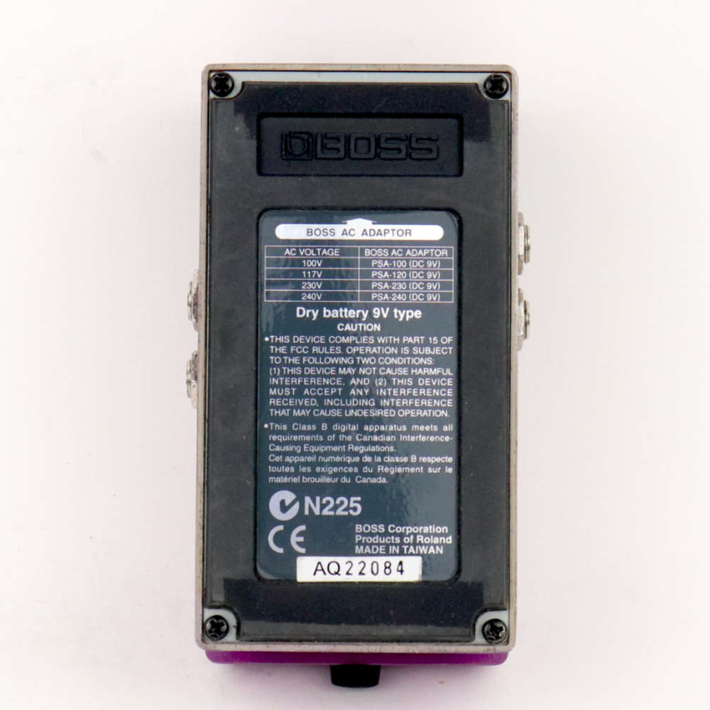 【中古】 フランジャー エフェクター BOSS BF-3 Flanger ギターエフェクター 裏面