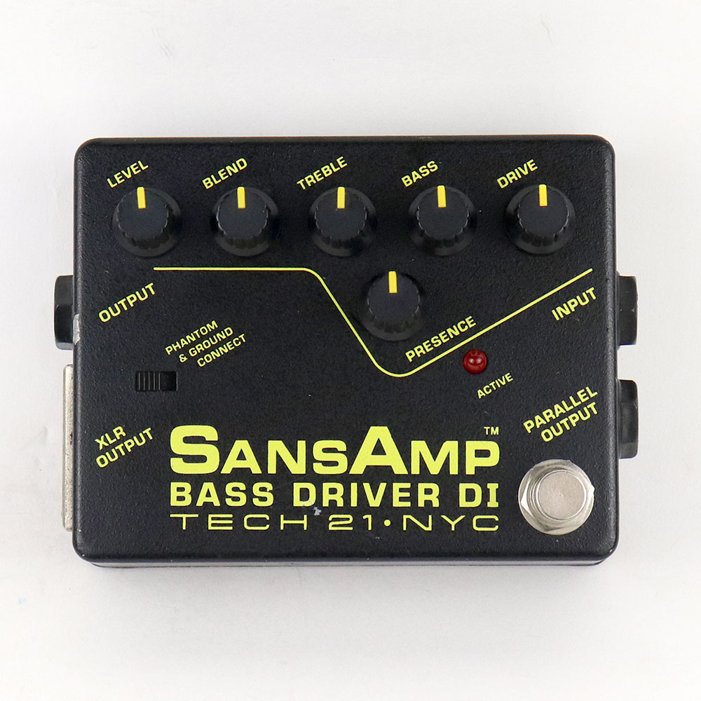 【中古】サンズアンプ ベースドライバーDI TECH21 SansAmp BASS DRIVER DI 旧仕様 前期型 ベース用DI プリアンプ