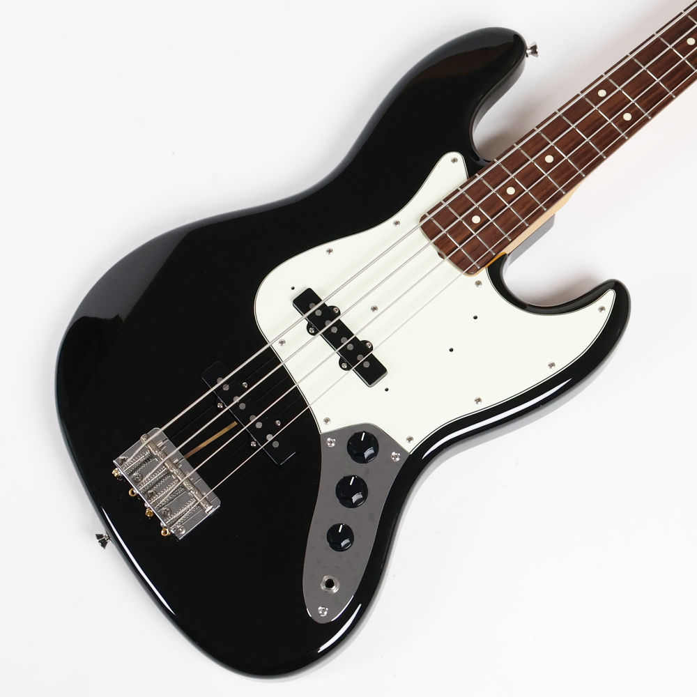 【中古】Fender フェンダー Exclusive Classic 60s Jazz Bass Black Made in Japan エレキベース ボディトップ