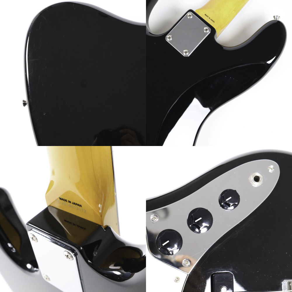 【中古】Fender フェンダー Exclusive Classic 60s Jazz Bass Black Made in Japan エレキベース 傷