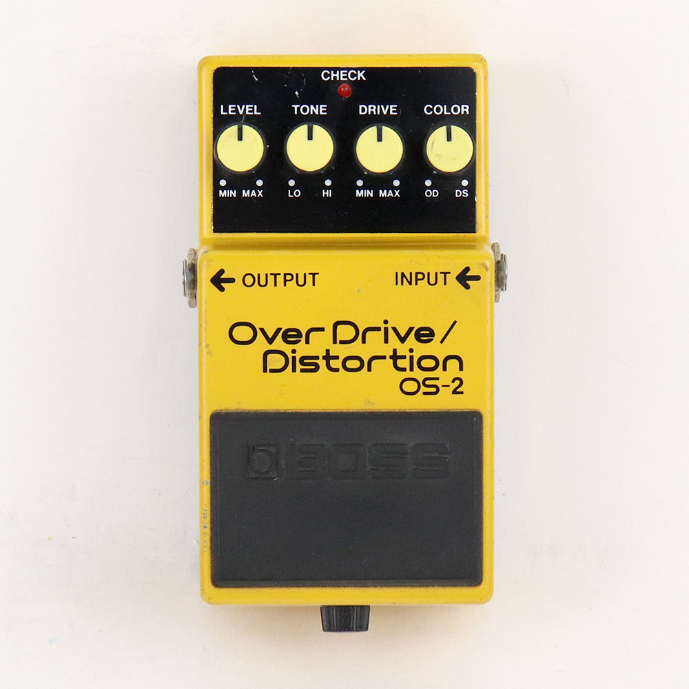 【中古】オーバードライブ ディストーション エフェクター BOSS OS-2 OverDrive Distortion ギターエフェクター