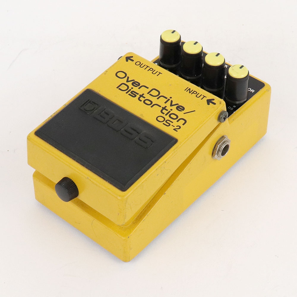【中古】オーバードライブ ディストーション エフェクター BOSS OS-2 OverDrive Distortion ギターエフェクター 全体