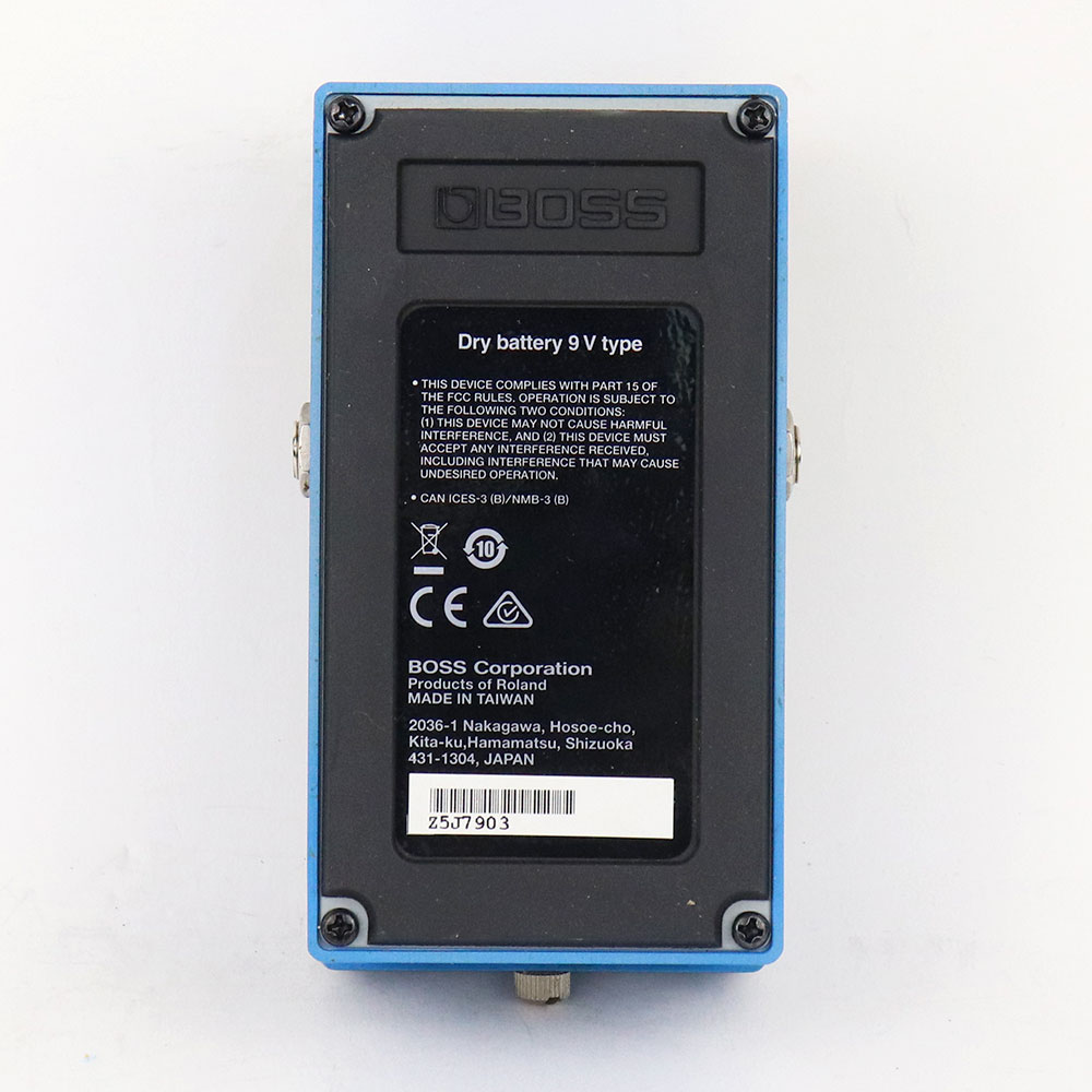 【中古】 BOSS CP-1X Compressor コンプレッサー エフェクター 裏面