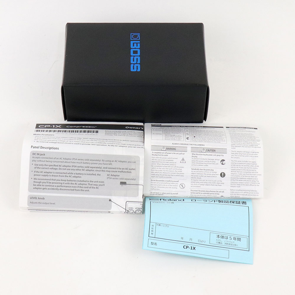 【中古】 BOSS CP-1X Compressor コンプレッサー エフェクター 付属品