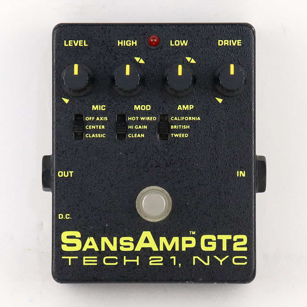 【中古】 TECH21 SansAmp GT2 アンプシミュレーター ギターエフェクター