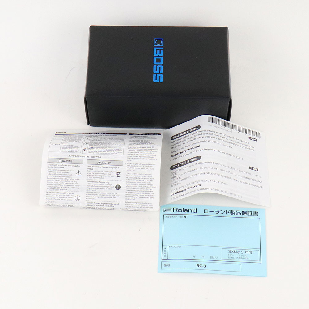 【中古】 BOSS ボス Loop Station RC-3 ルーパー エフェクター 付属品