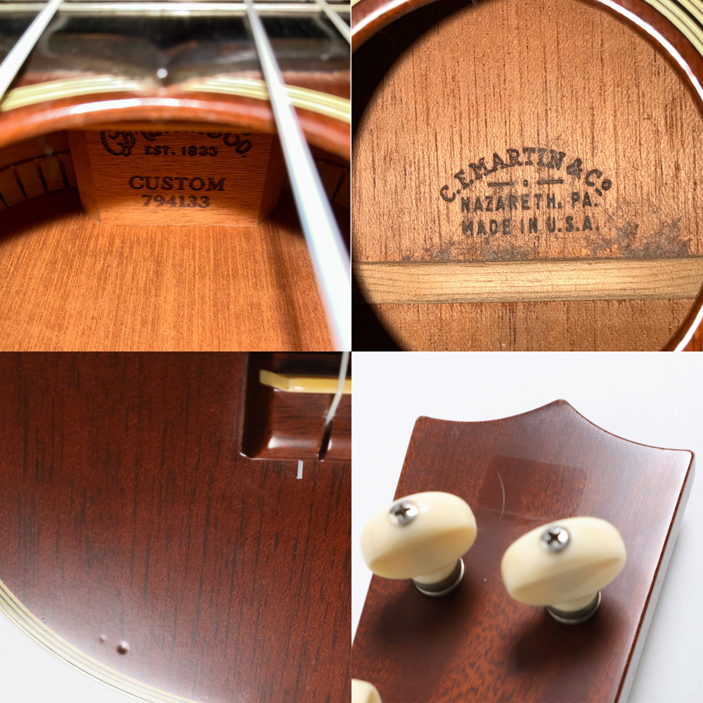 【中古】 ウクレレ Martin Custom Style 3M Ukulele 2001年製 マーチン スタイル3M 詳細画像