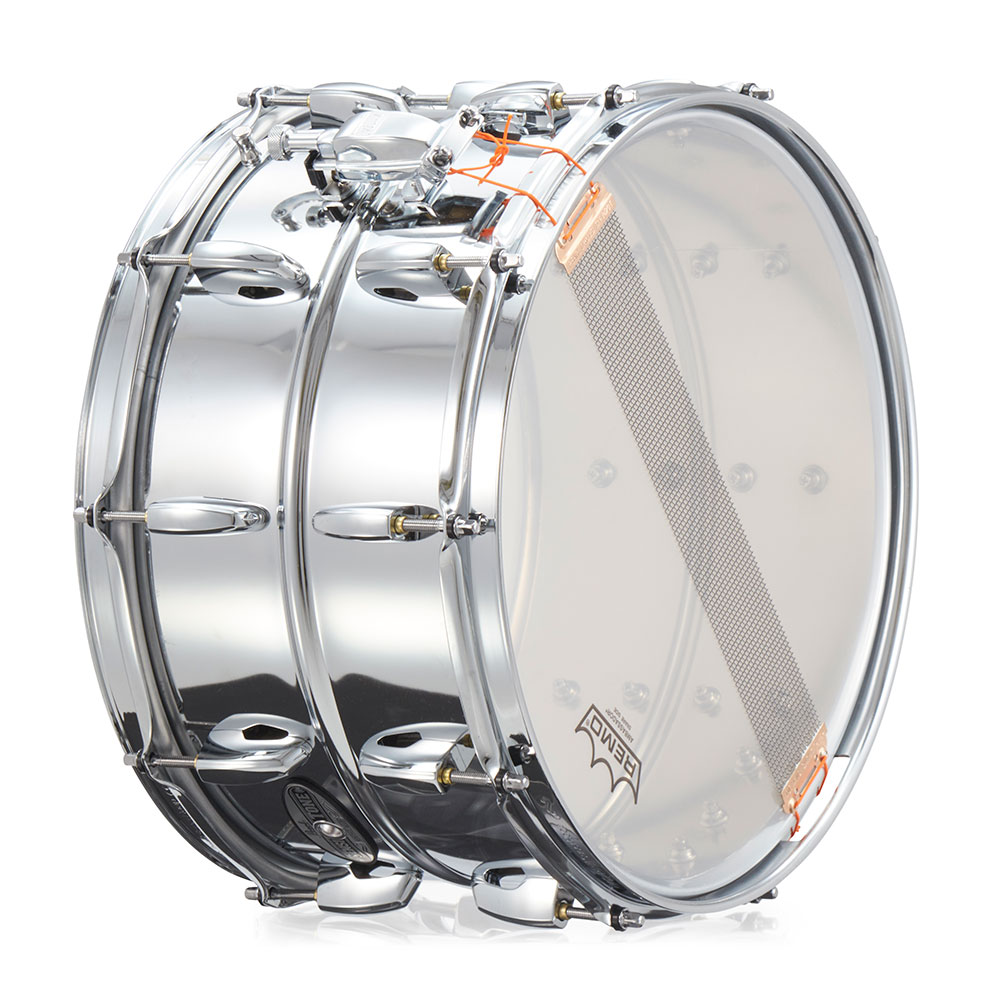 Pearl パール STH1480S SensiTone Heritage Alloy 14×8 Deep Steel Snare Drum スネアドラム 全体