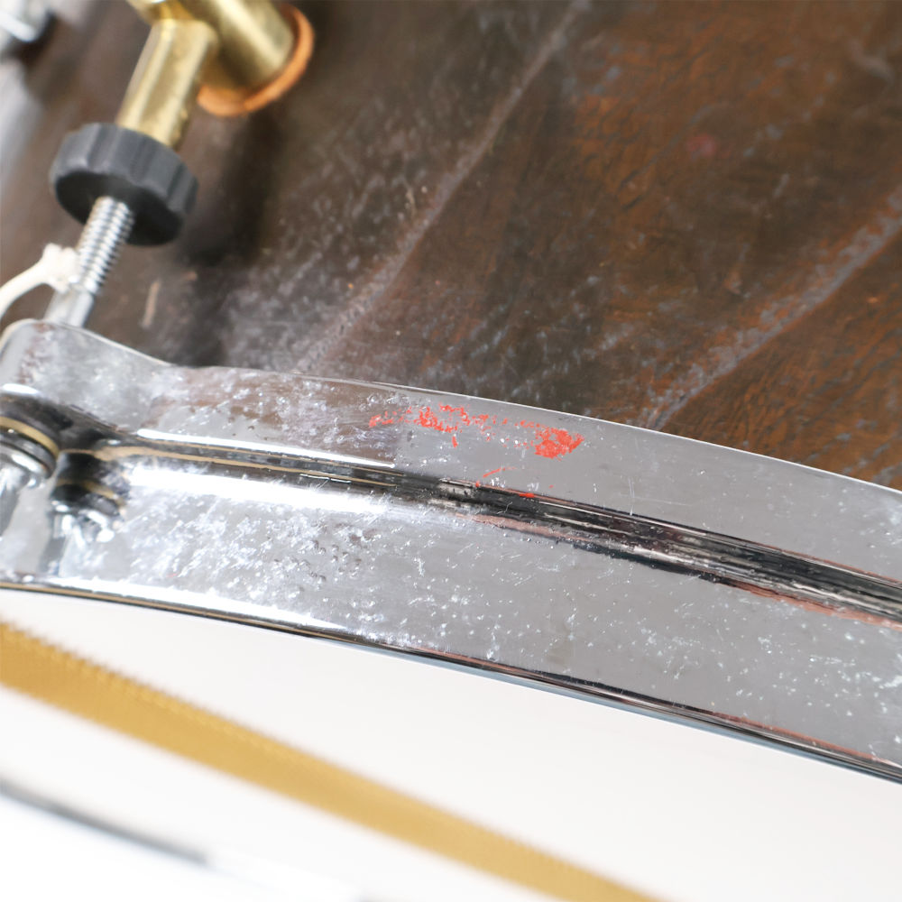 【中古】 スネアドラム カノウプス CANOPUS HS-1465 Zelkova Snare Drum 14x6.5 ゼルコバ 単板くりぬき胴スネア 傷