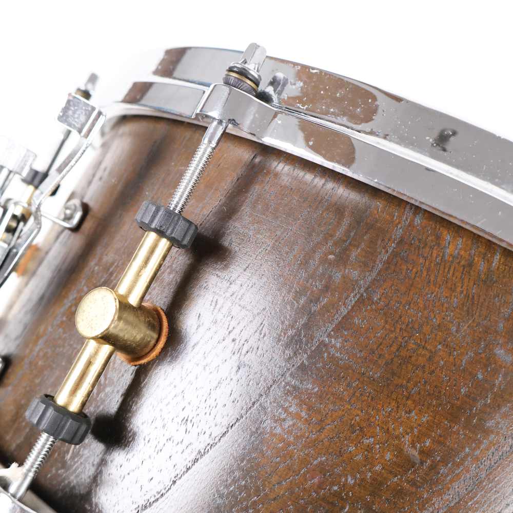 【中古】 スネアドラム カノウプス CANOPUS HS-1465 Zelkova Snare Drum 14x6.5 ゼルコバ 単板くりぬき胴スネア 傷 2