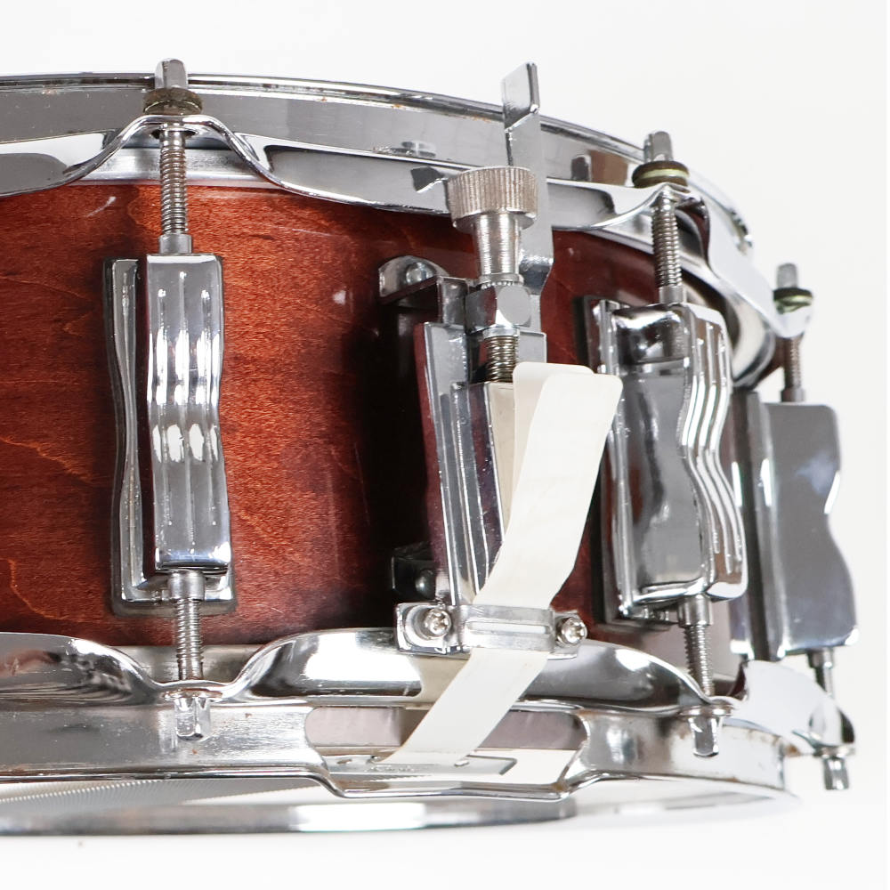 【中古】 スネアドラム ラディック Ludwig LS401 Classic Maple Mahogany Stain 14x5 ストレイナー