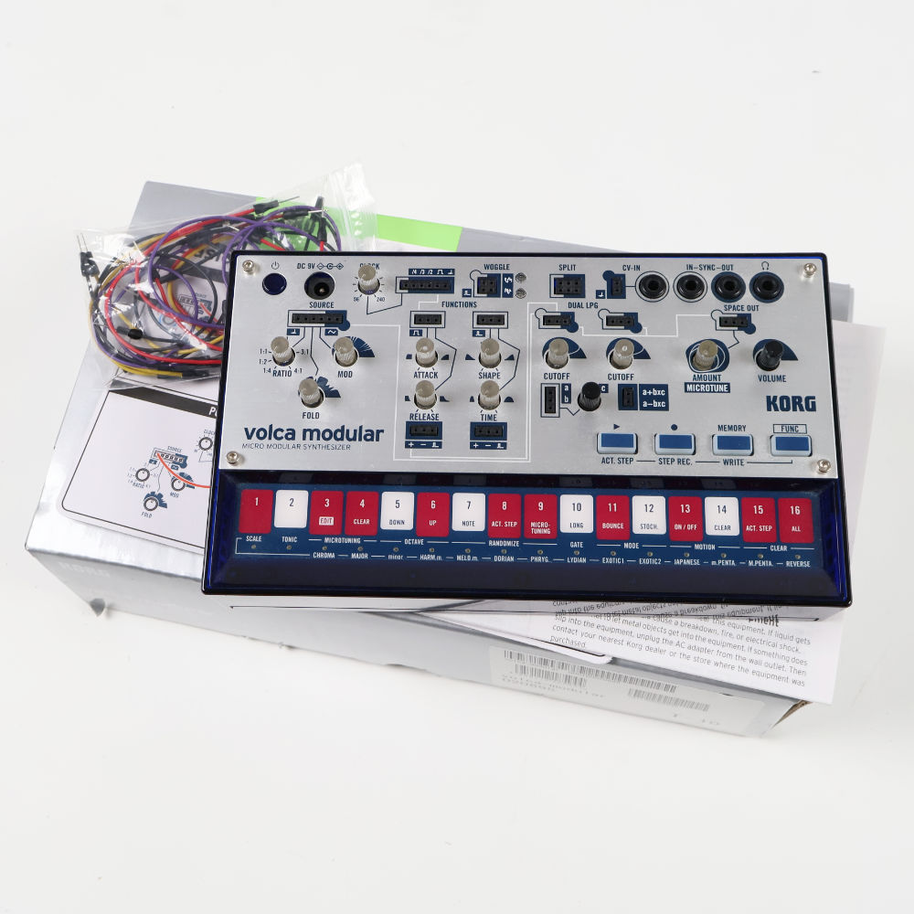 KORG volca modular 完動品 ほぼ未使用 中古】 KORG volca modular マイクロモジュラーシンセサイザー([USED