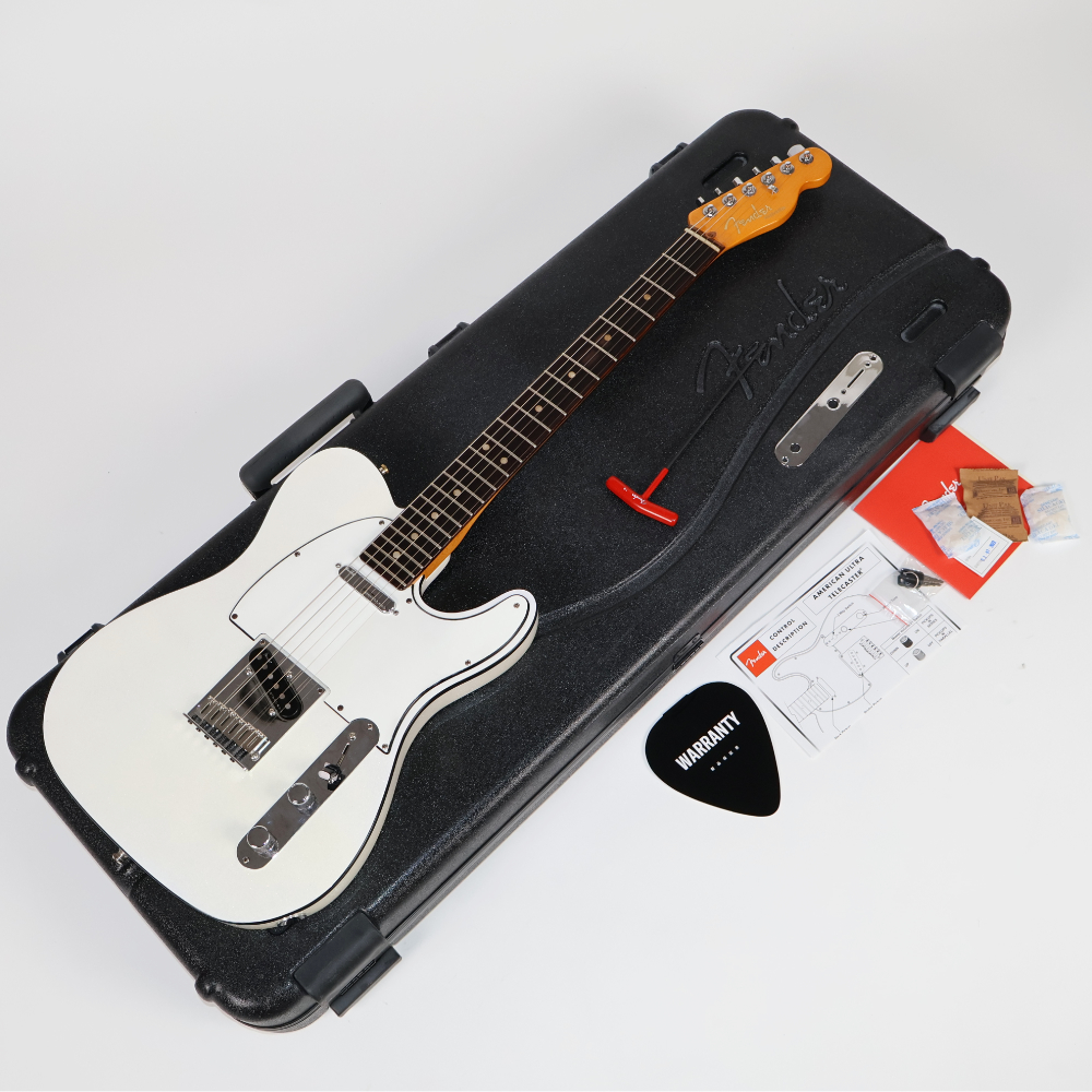 【中古】 エレキギター Fender American Ultra Telecaster Rosewood Fingerboard Arctic Pearl 2022年製 フェンダー アメリカンウルトラテレキャスター