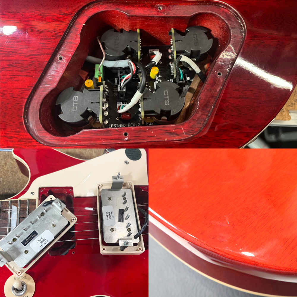 【中古】 エレキギター Gibson Les Paul Classic Translucent Cherry 2022年製 ギブソン レスポール クラシック トランスチェリー 内部