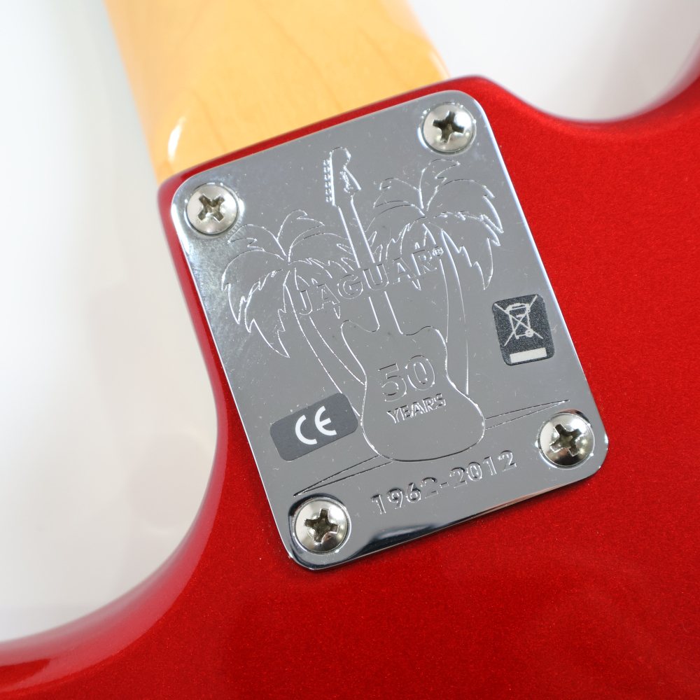 【中古】Fender フェンダー USA 50th Anniversary Jaguar Candy Apple Red 2012年製 ジャガー エレキギター 詳細画像