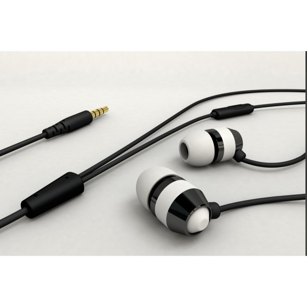 Hi-Unit ハイユニット HSE-A1000wC-WH リモコンマイク+変換アダプタ付 イヤホン ホワイト ケーブル