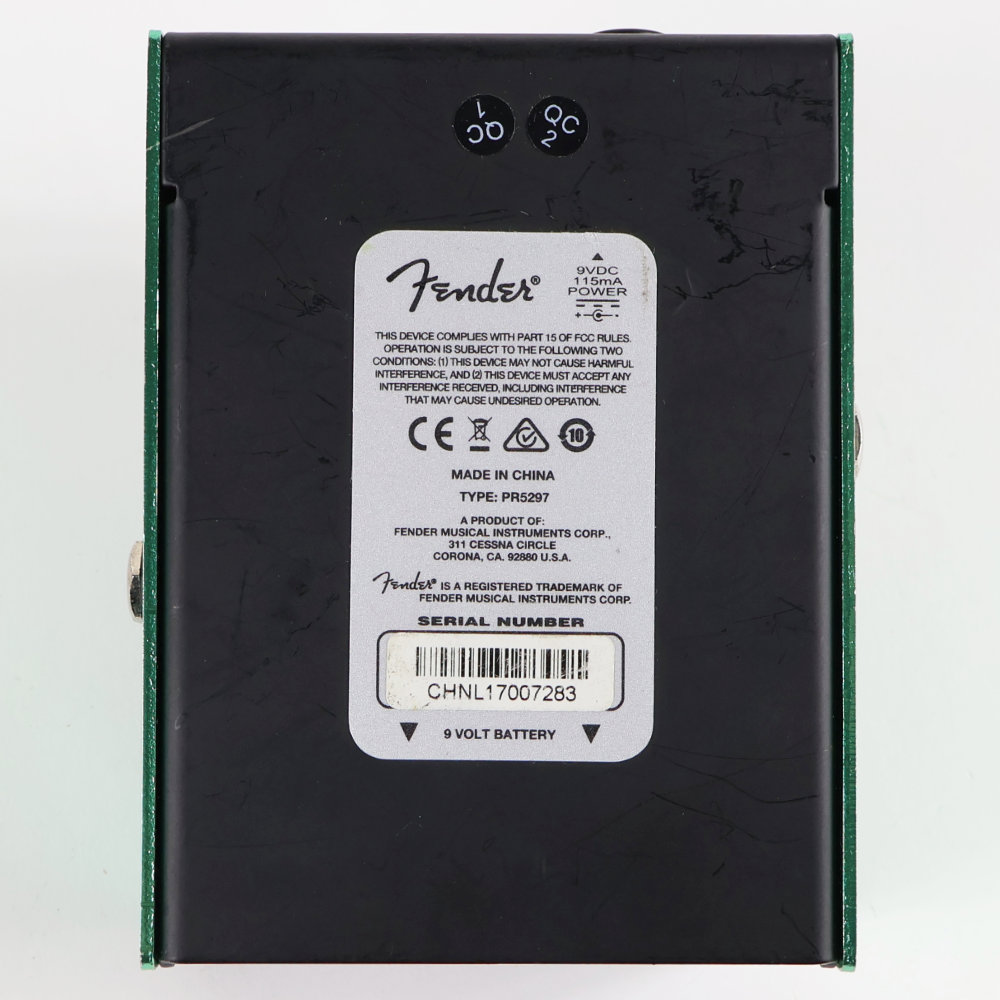 リバーブペダル Fender Marine Layer Reverb 中古良品 中古】 Fender エフェクター Marine Layer Reverb Pedal(電池