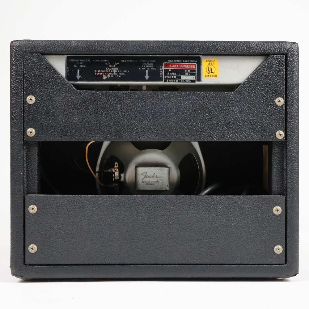 【中古】ギターアンプ Fender Champ Siver Face 1977-1978年製 フェンダー 銀パネ チャンプ 本体画像 裏 