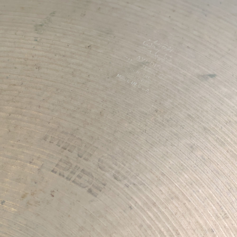 【中古】 ライドシンバル ジルジャン ZILDJIAN A Zildjian MINI CUP RIDE 20インチ 70s〜80s ビンテージシンバル 刻印