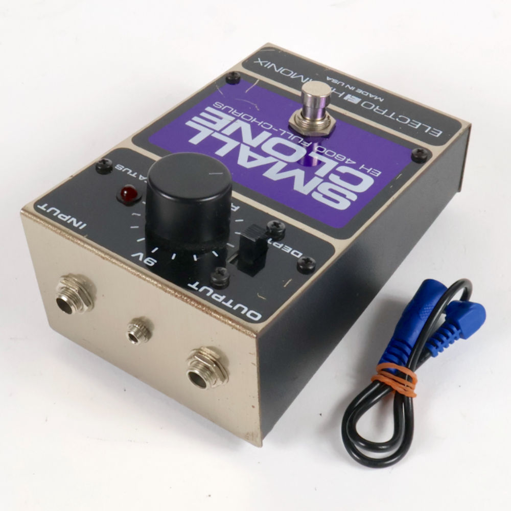 【中古】 アナログコーラス エフェクター ELECTRO-HARMONIX SMALL CLONE スモールクローン ギターエフェクター 左サイド