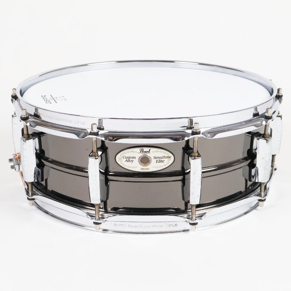 【中古】パール スネアドラム Pearl STE1450BRN SensiTone Elite BRASS 14x5 ブラスシェル