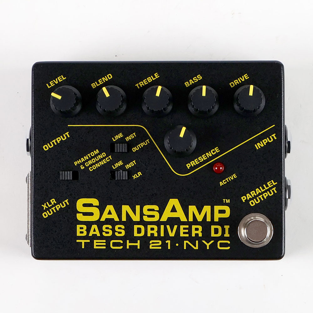 【旧タイプ　美品】TECH 21 BASS D DI サンズアンプ 中古】サンズアンプ ベースドライバーDI TECH21 SansAmp BASS