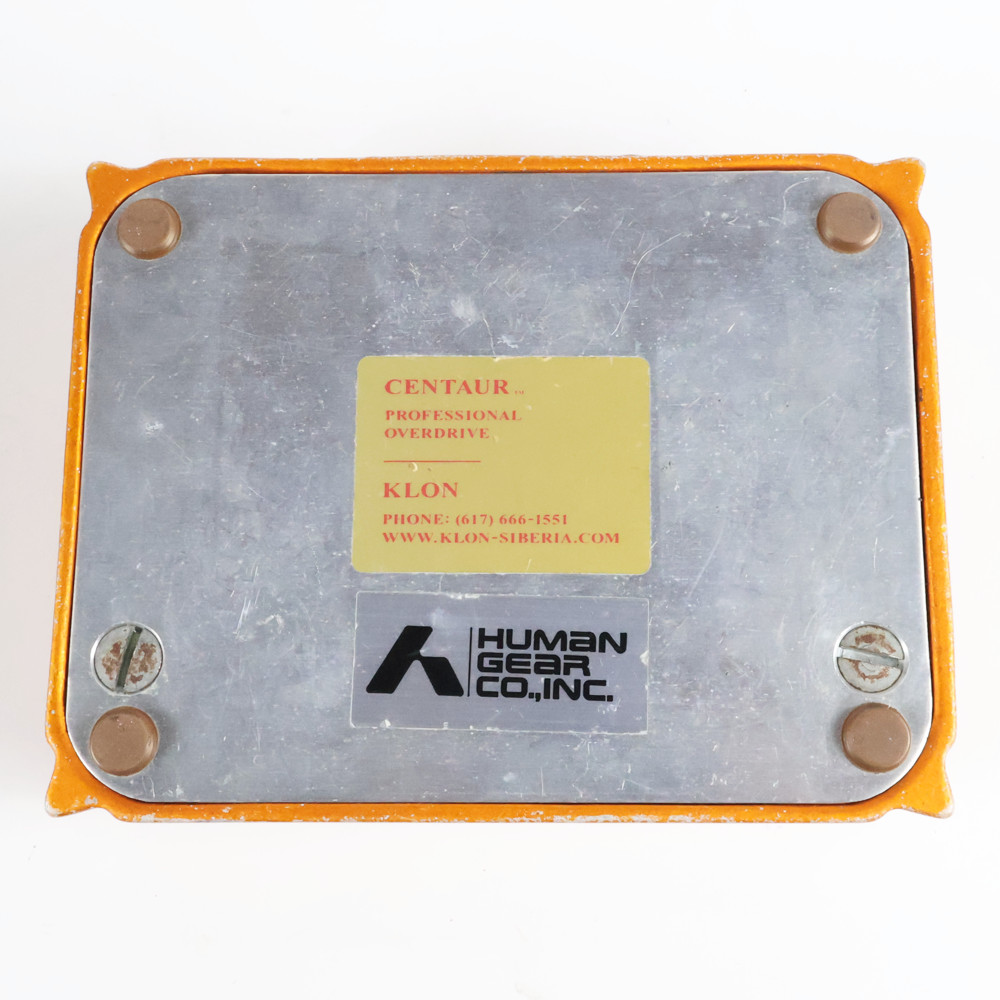【中古】KLON Centaur Professional Overdrive Gold No Picture ケンタウロス ゴールド ノーピクチャー 裏面