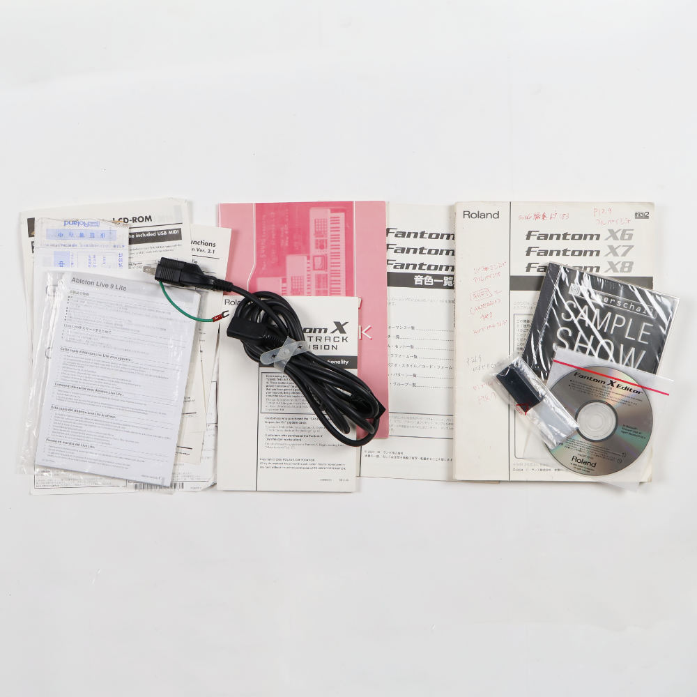 【中古】 シンセサイザー ROLAND FANTOM-X6 Audio Track Expansion ローランド 付属品画像