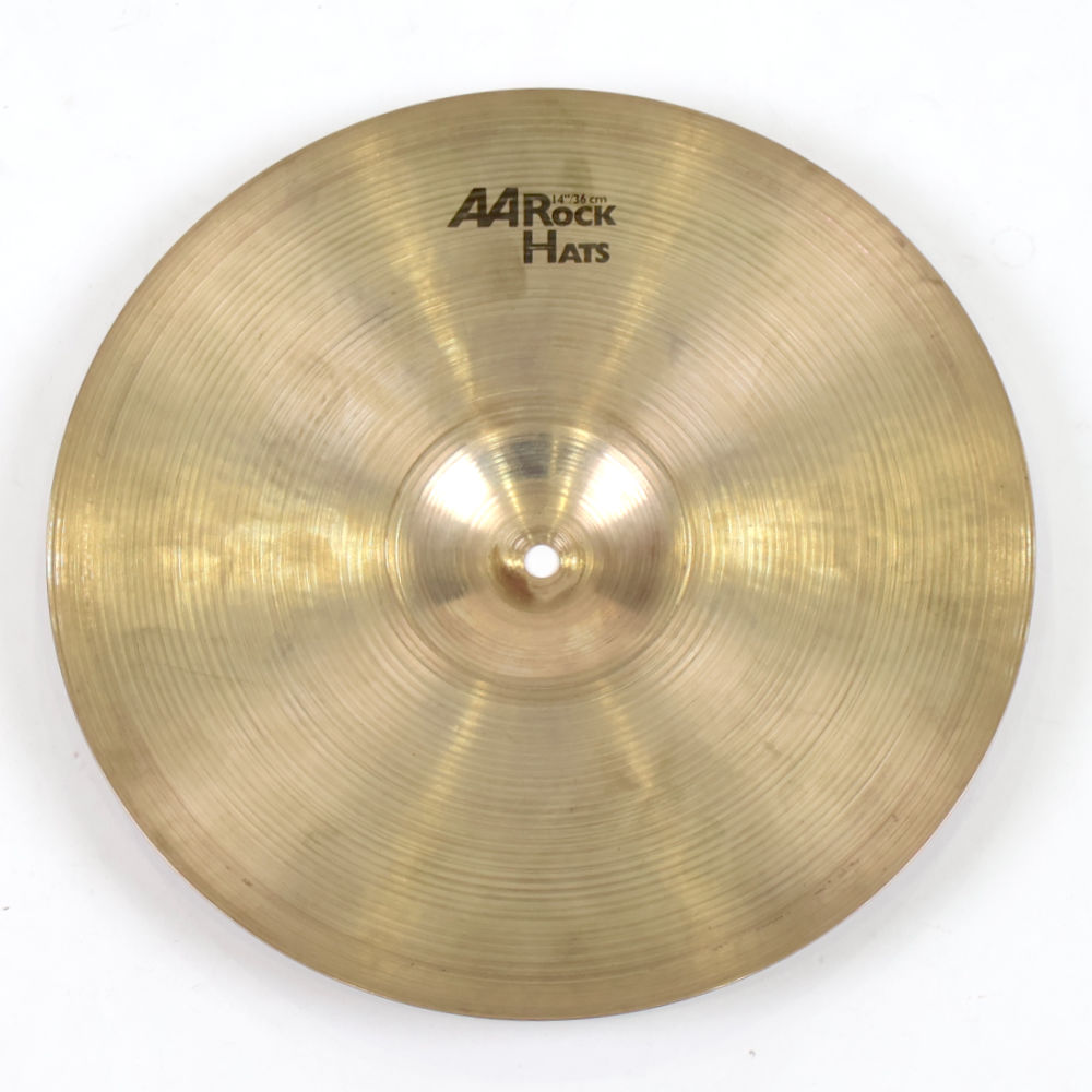 【中古】ボトムのみ ハイハットシンバル セイビアン SABIAN AA Rock Hats BOTTOM 14インチ 裏面