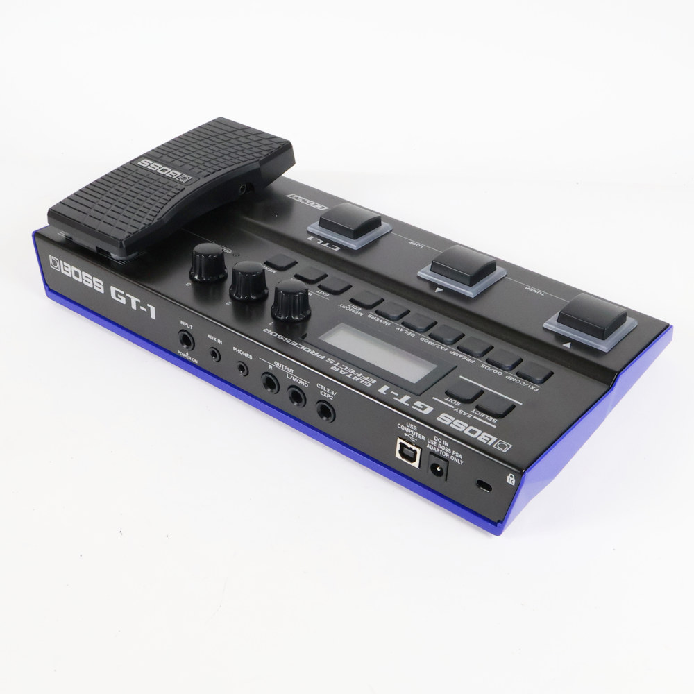 【中古】ボス マルチエフェクター BOSS GT-1 Guitar Effect Processor 側面