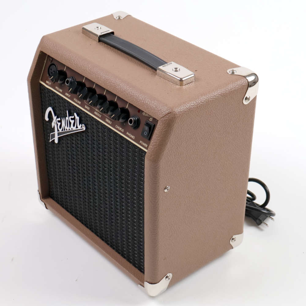 【中古】ギターアンプ アコースティックギター用 Fender Acoustasonic 15 フェンダー アコースタソニックアンプ 右サイド