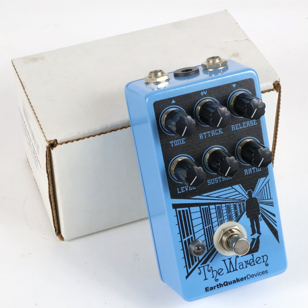 【中古】 EarthQuaker Devices アースクエイカーデバイセス EQD The Warden ギターエフェクター コンプレッサー