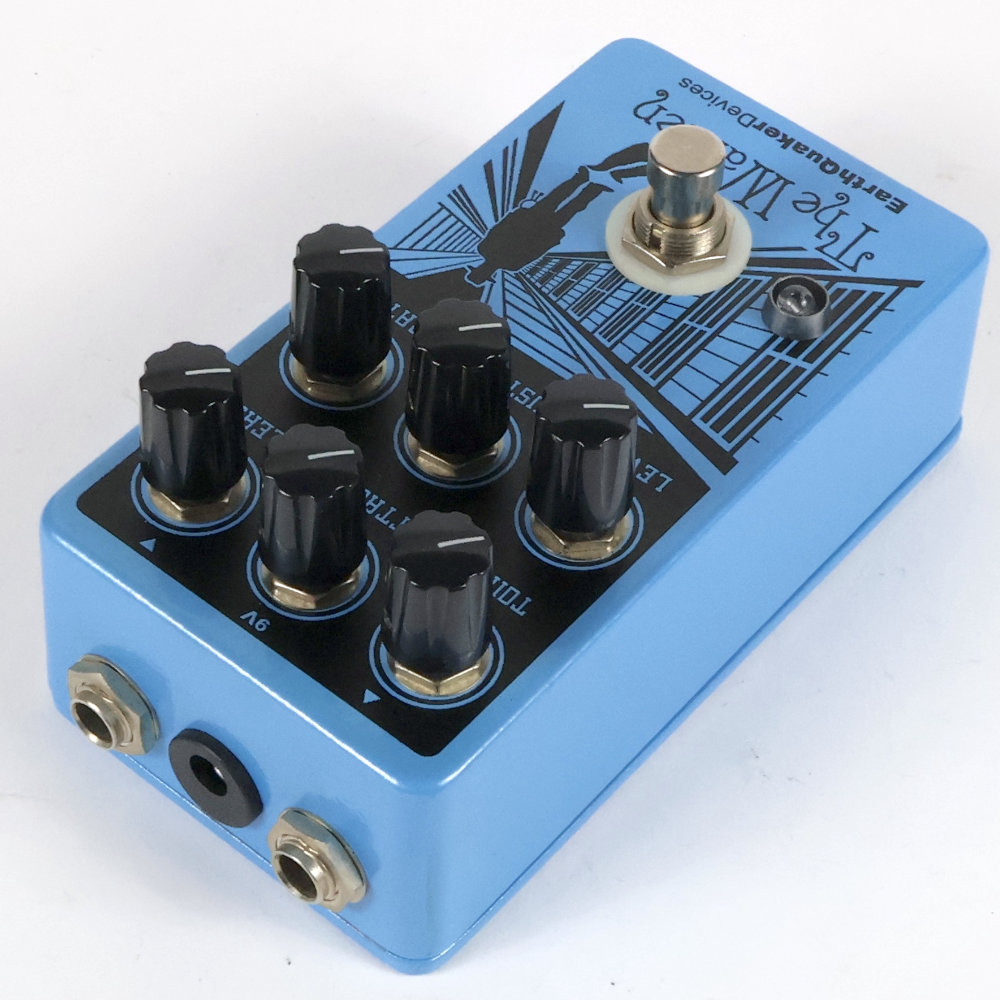【中古】 EarthQuaker Devices アースクエイカーデバイセス EQD The Warden ギターエフェクター コンプレッサー 全体