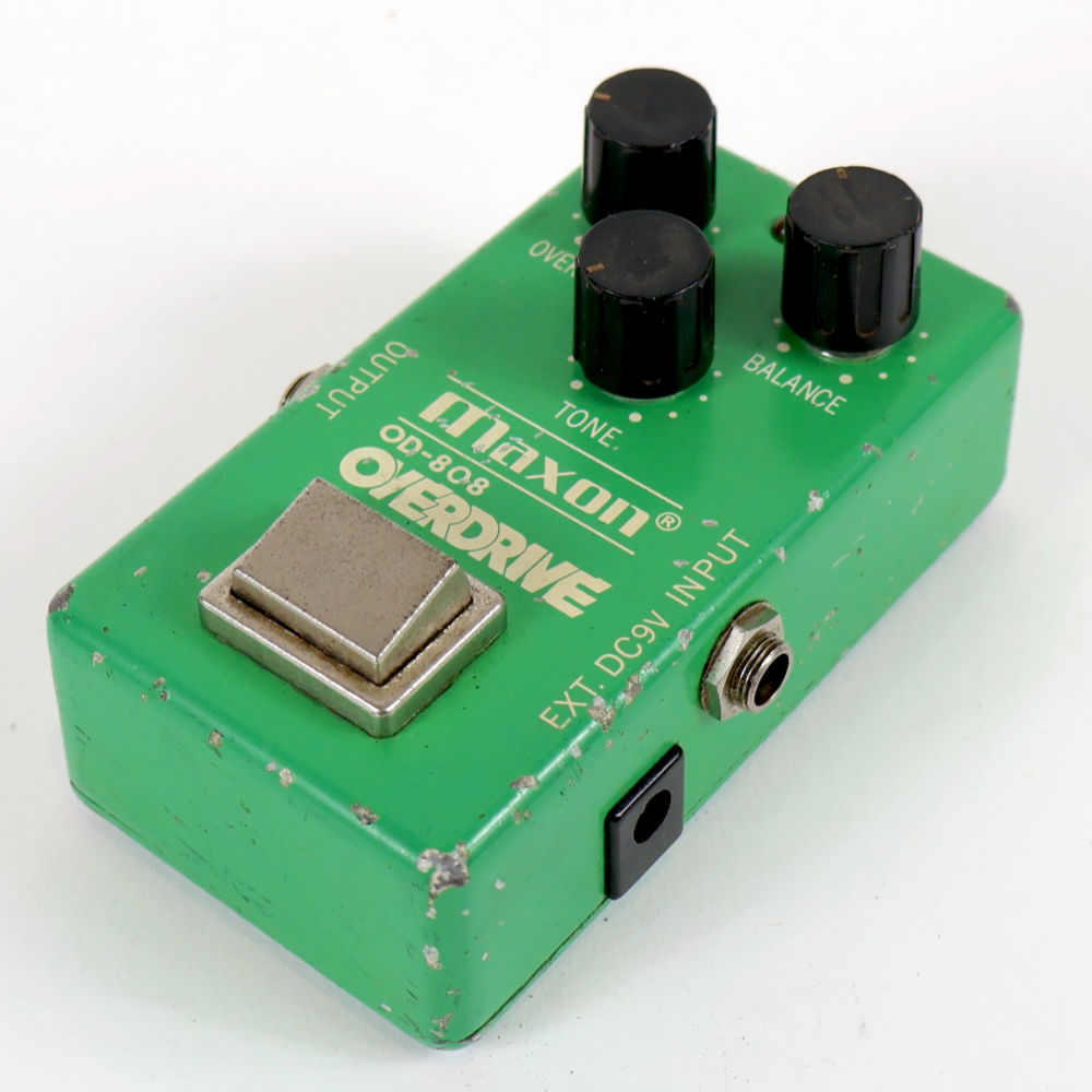 【中古】 Maxon マクソン OD-808 OVERDRIVE Small Case オーバードライブ ギターエフェクター 右サイド