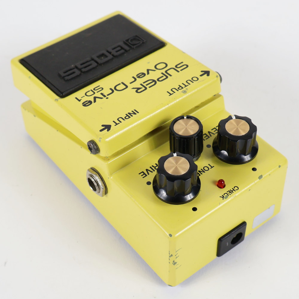 【中古】 スーパーオーバードライブ エフェクター BOSS SD-1 Super Over Drive ギターエフェクター 本体画像 斜め 2