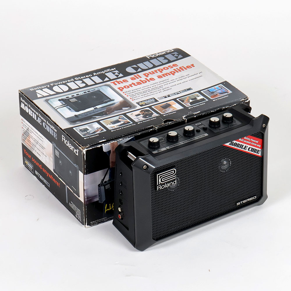 中古】 ポータブルアンプ ローランド ROLAND MOBILE CUBE