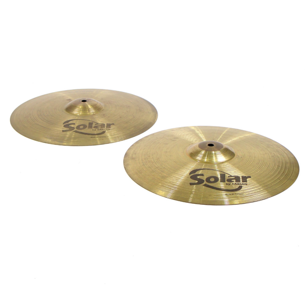 【中古】ハイハットシンバル ソーラー Solar by SABIAN Hi-Hats 14インチ ペア サイド