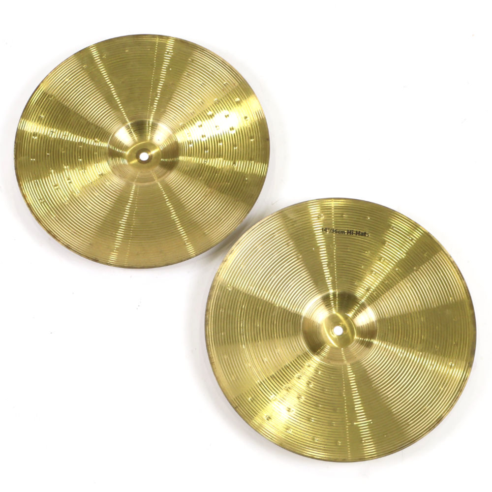 【中古】ハイハットシンバル ソーラー Solar by SABIAN Hi-Hats 14インチ ペア 裏面