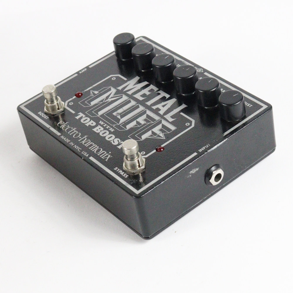 【中古】 ディストーション エフェクター ELECTRO-HARMONIX METAL MUFF ギターエフェクター 側面