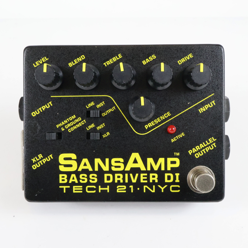 【旧タイプ　美品】TECH 21 BASS D DI サンズアンプ 中古】サンズアンプ ベースドライバーDI TECH21 SansAmp BASS DRIVER