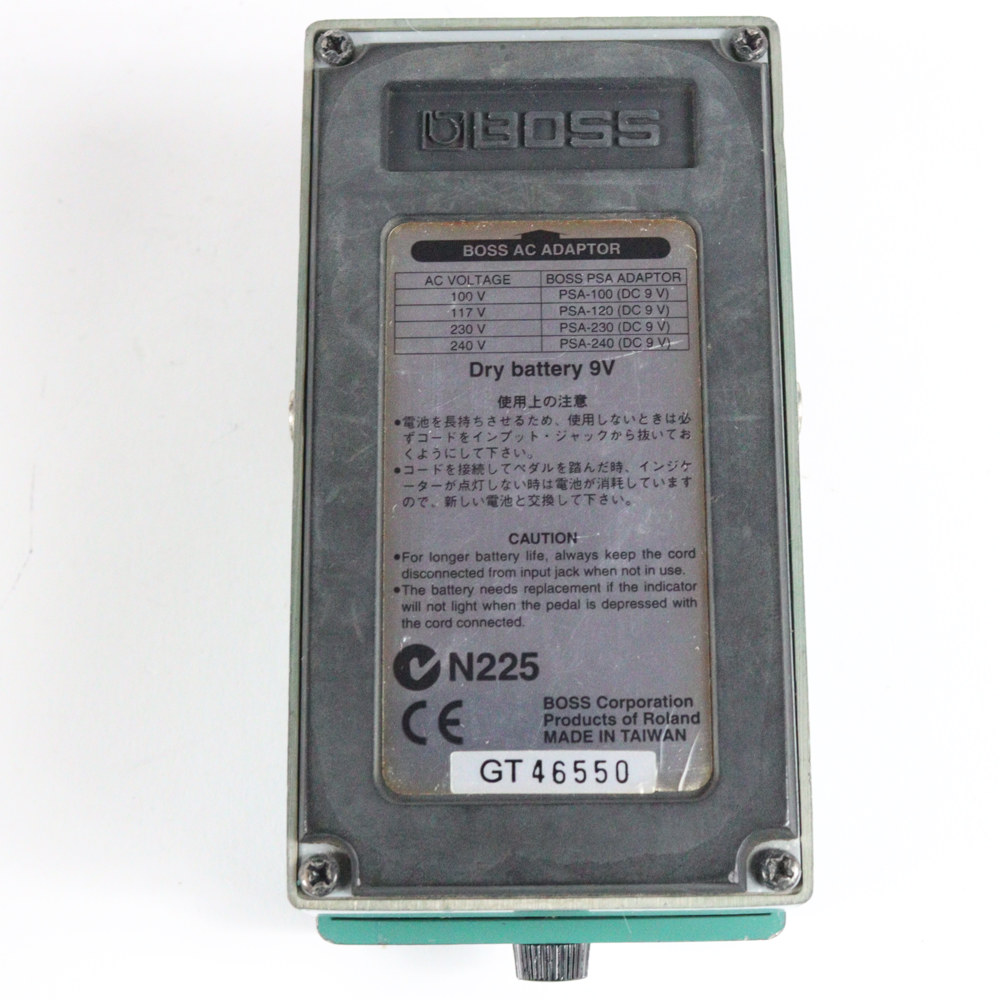 【中古】 トレモロ エフェクター BOSS TR-2 Tremolo ギターエフェクター 裏面