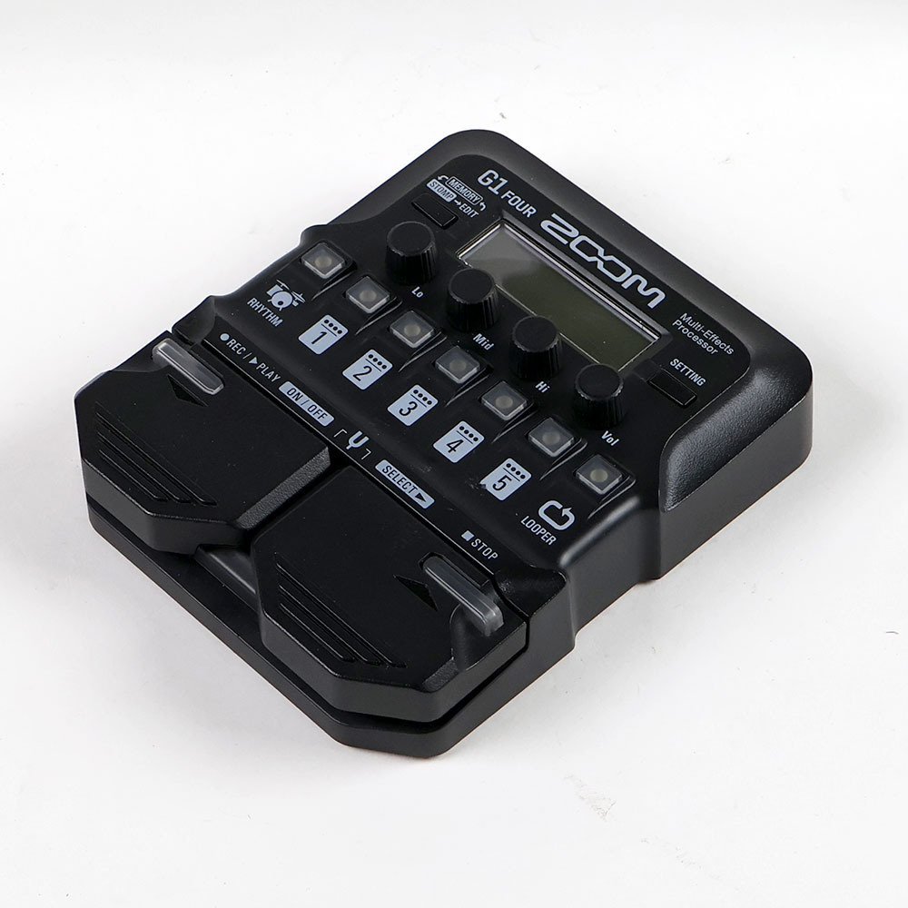 【中古】 ズーム ZOOM G1 FOUR ギターマルチエフェクター 全体