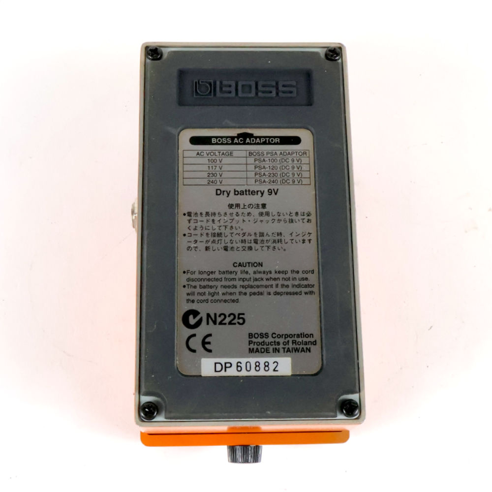 【中古】ディストーション エフェクター BOSS DS-1 Distortion ギターエフェクター 裏面