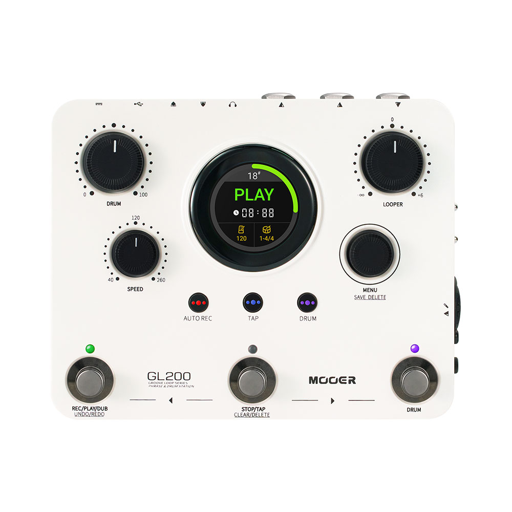 Mooer ムーアー GL200 ステレオルーパー ドラムマシンペダル エフェクター