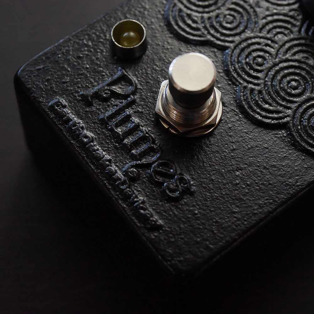 EarthQuaker Devices アースクエイカーデバイセス EQD 南部鉄器製 Plumes ギターエフェクター オーバードライブ ロゴ